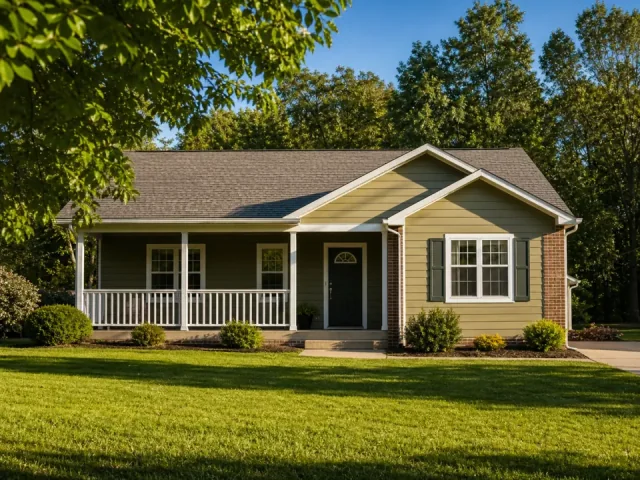 Illustrative example of a modest eastern Oklahoma home or rental property